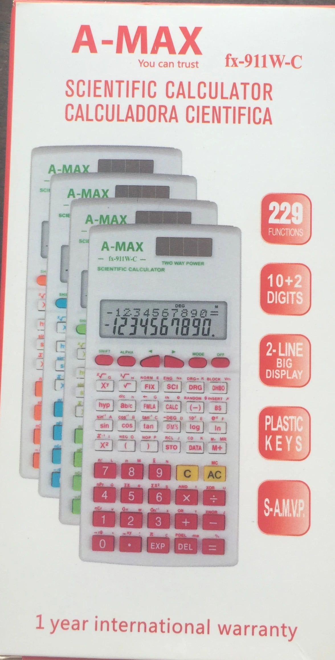 A-max FX-911W-C Scientific Calculator