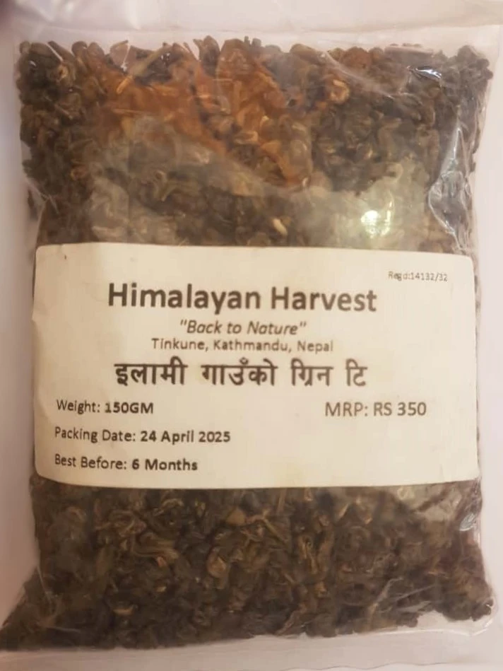 Organic Local Green Tea 150 Gm